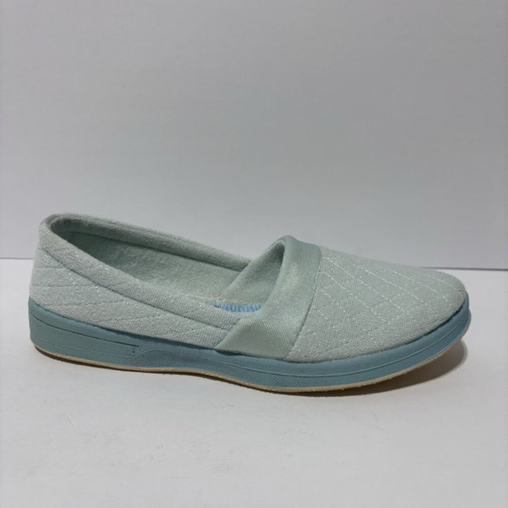 Foamtreads Women’s Coddels Blue Slippers, Size 9.5 Wide